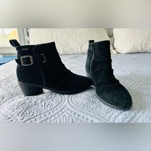 Black Suede Ankle Boots